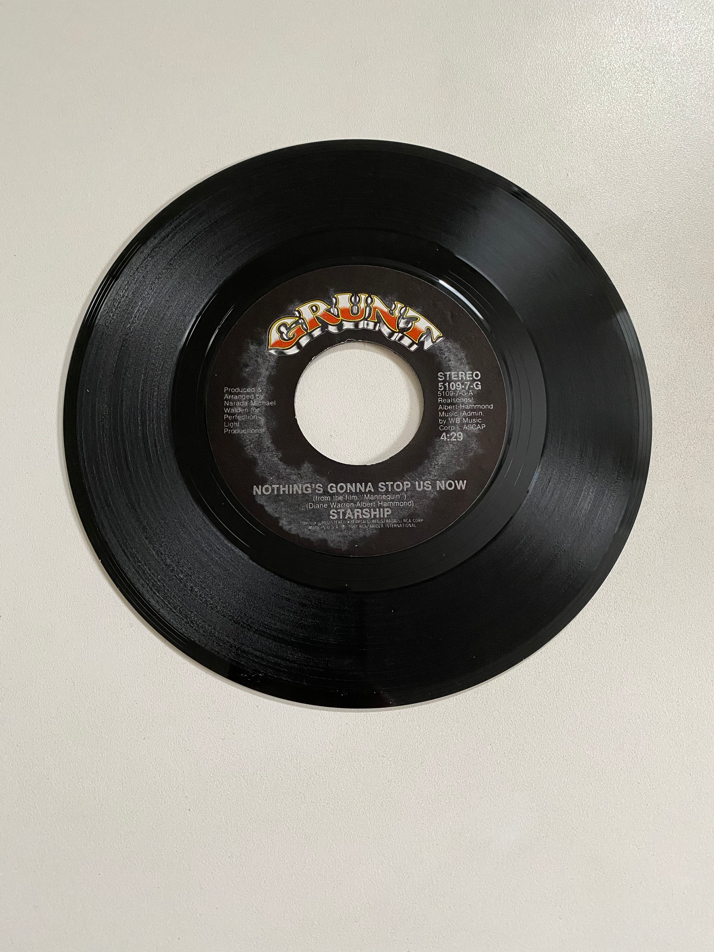 Starship - Nothing's Gonna Stop Us Now | 45 The Vintedge Co.