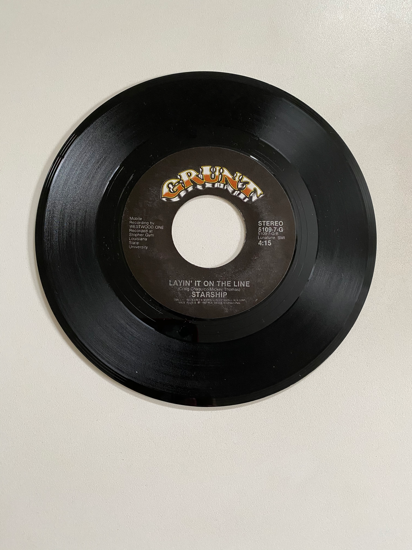 Starship - Nothing's Gonna Stop Us Now | 45 The Vintedge Co.