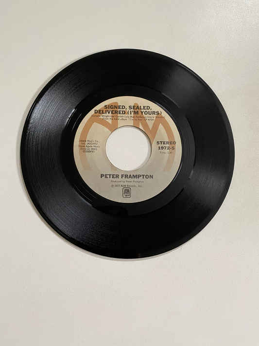 Peter Frampton - Signed, Sealed, Delivered (I'm Yours) | 45 The Vintedge Co.