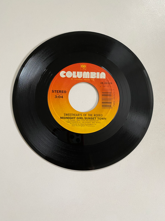 Sweethearts of the Rodeo - Midnight Girl/Sunset Town | 45 The Vintedge Co.