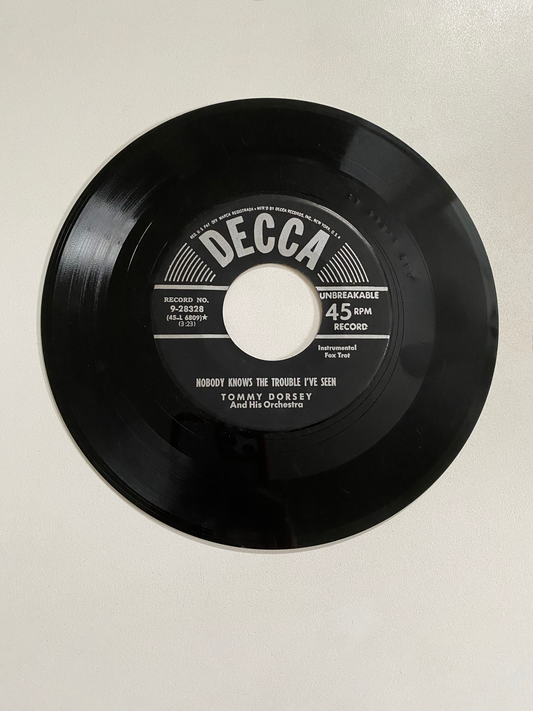 Tommy Dorsey and his Orchestra - Nobody's Seen The Trouble I've Seen | 45 The Vintedge Co.