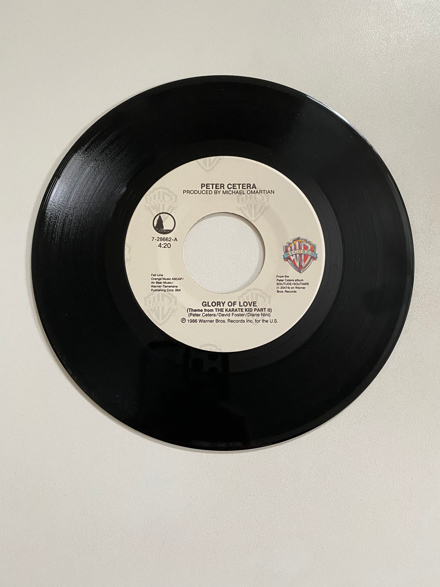 Peter Cetera - Glory of Love | 45 The Vintedge Co.