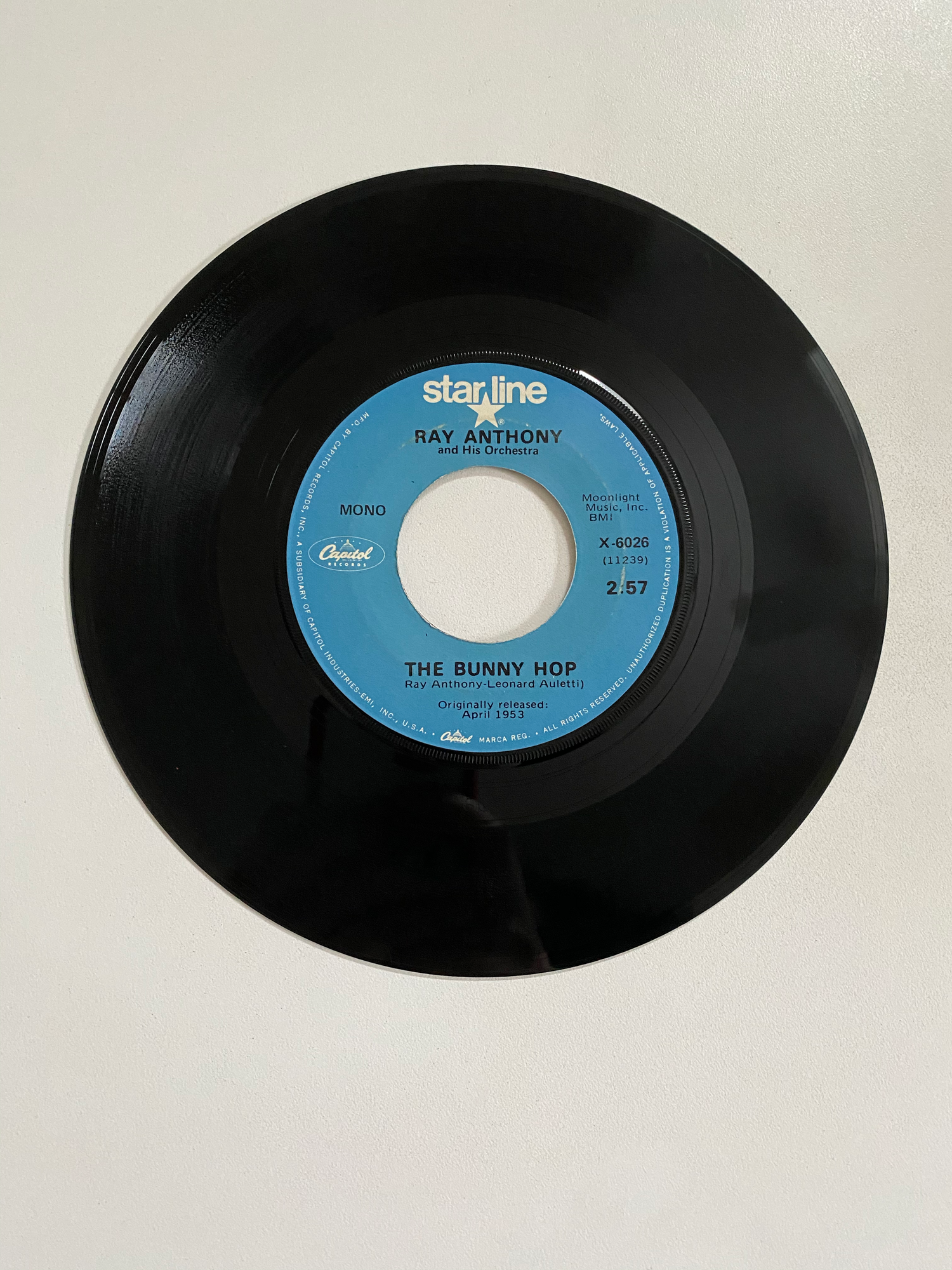 Ray Anthony and his Orchestra - The Bunny Hop | 45 The Vintedge Co.
