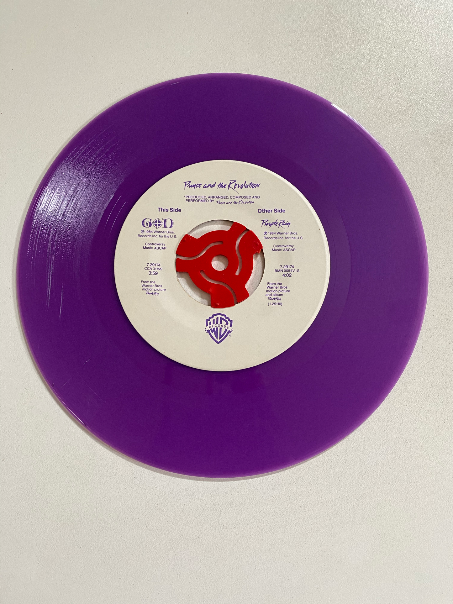 Prince - Purple Rain | 45 The Vintedge Co.