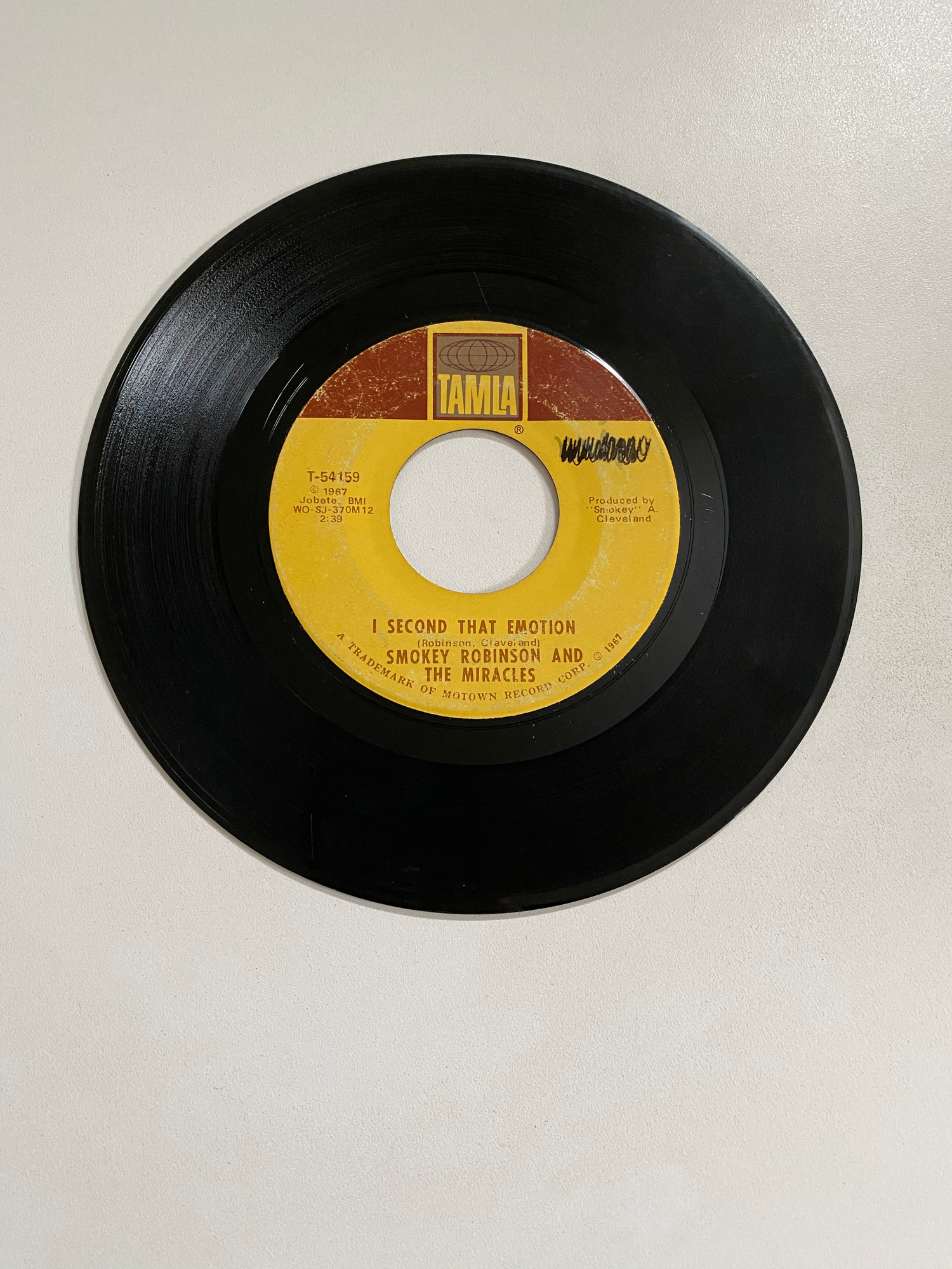 Smokey Robinson and The Miracles - I Second That Emotion | 45 The Vintedge Co.