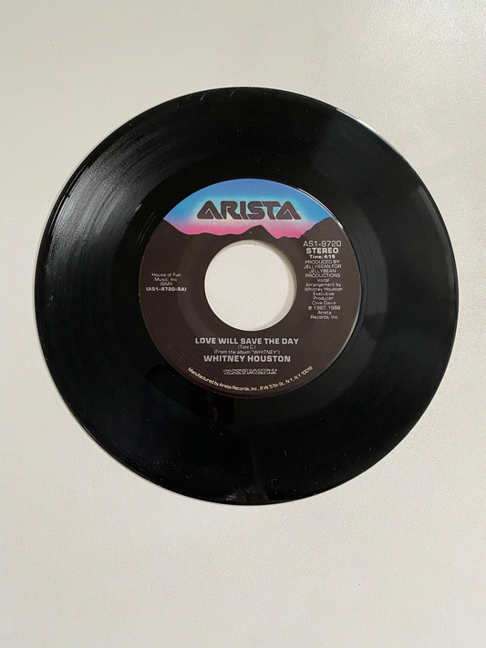 Whitney Houston - Love Will Save The Day | 45 The Vintedge Co.