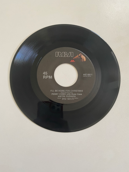 Perry Como with Russ Case and his Orchestra - I'll Be Home For Christmas | 45 The Vintedge Co.