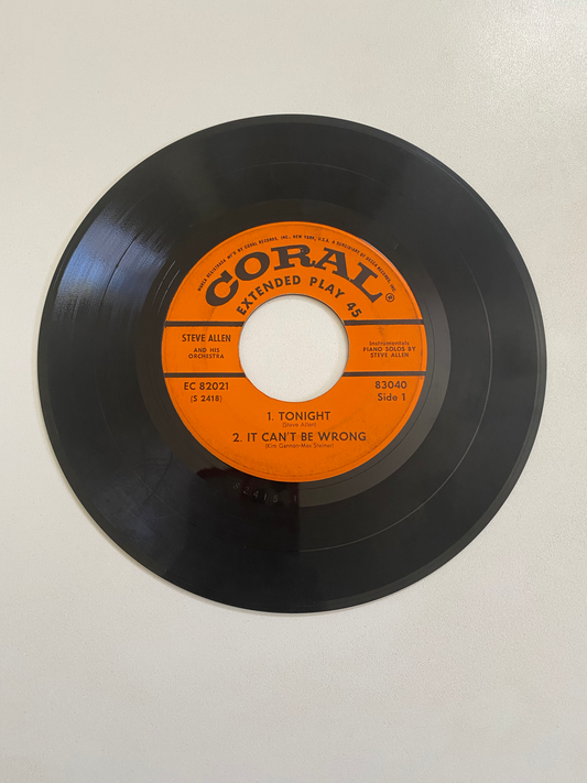 Steve Allen and his Orchestra - Tonight | 45 The Vintedge Co.
