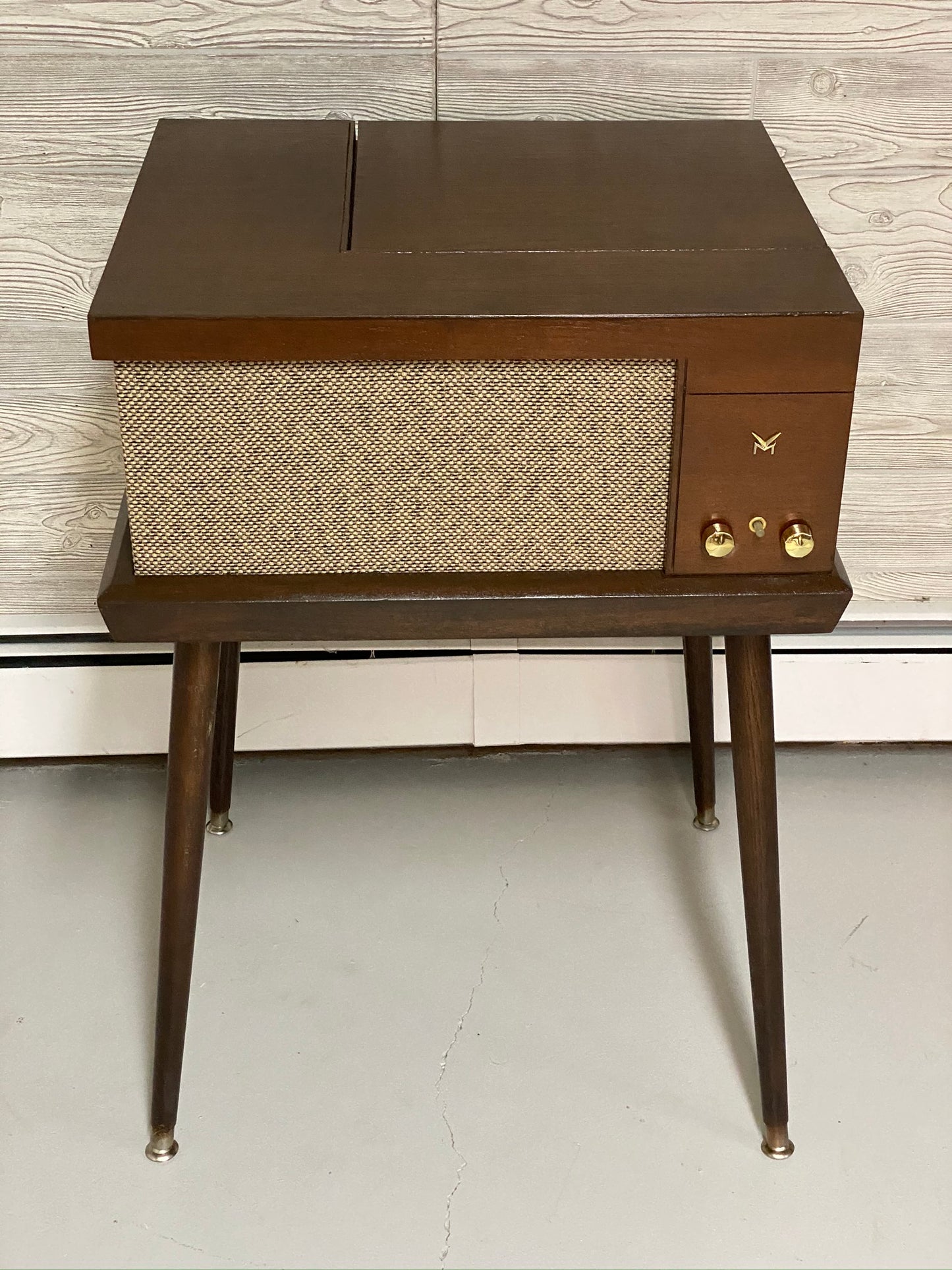 **SOLD OUT** VOICE OF MUSIC High Fidelity Stereo Record Player Changer Consolette VM Alexa The Vintedge Co.