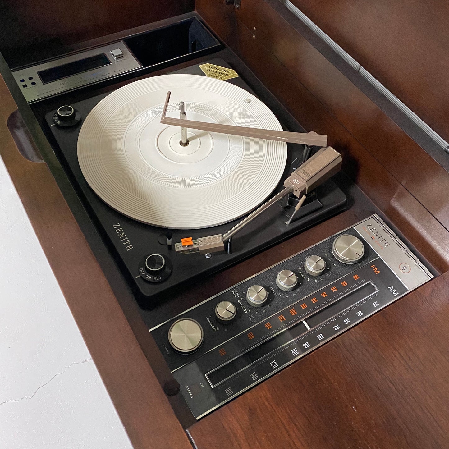 **SOLD OUT**  ZENITH 60s Vintage 8-TRACK Stereo Console Record Changer Player AM FM Bluetooth Alexa The Vintedge Co.