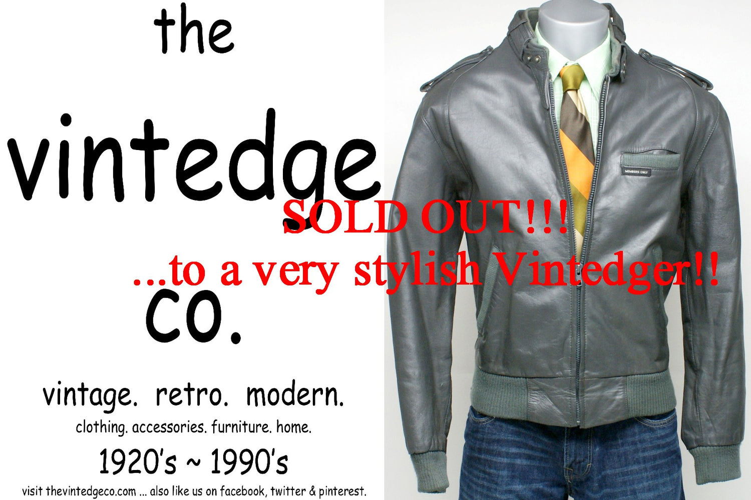 SOLD - 70s Mens Leather Cafe Jacket The Vintedge Co.