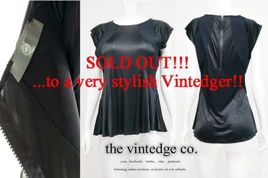 SOLD - McQueen Black Top The Vintedge Co.