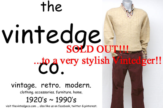 SOLD - Vintage Mens Sweater The Vintedge Co.