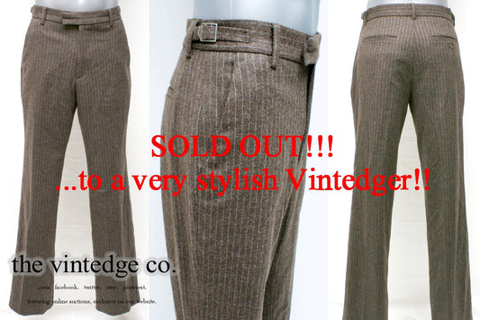 SOLD - Vintage Mens Wool Pants The Vintedge Co.