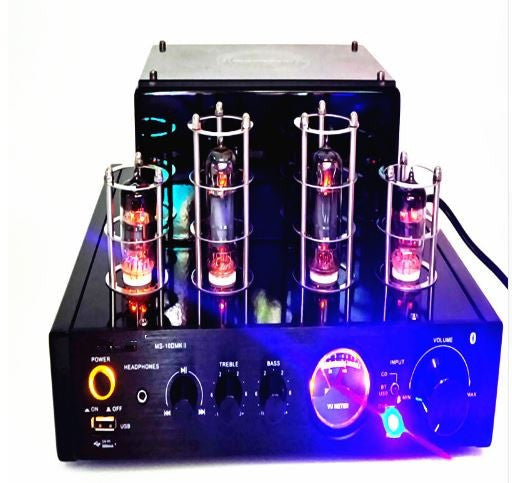 Tube Amplifier with Bluetooth/USB/Headphone HIFI Stereo AMP Audio Amplifier The Vintedge Co.