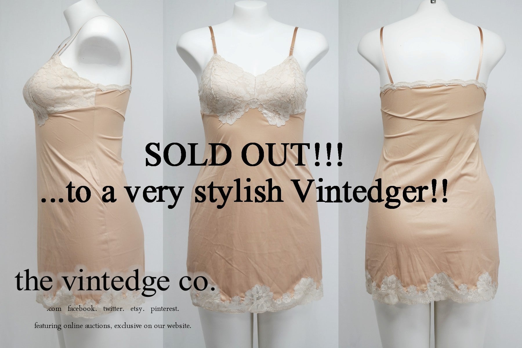SOLD - Vintage Vanity Fair Nude The Vintedge Co.
