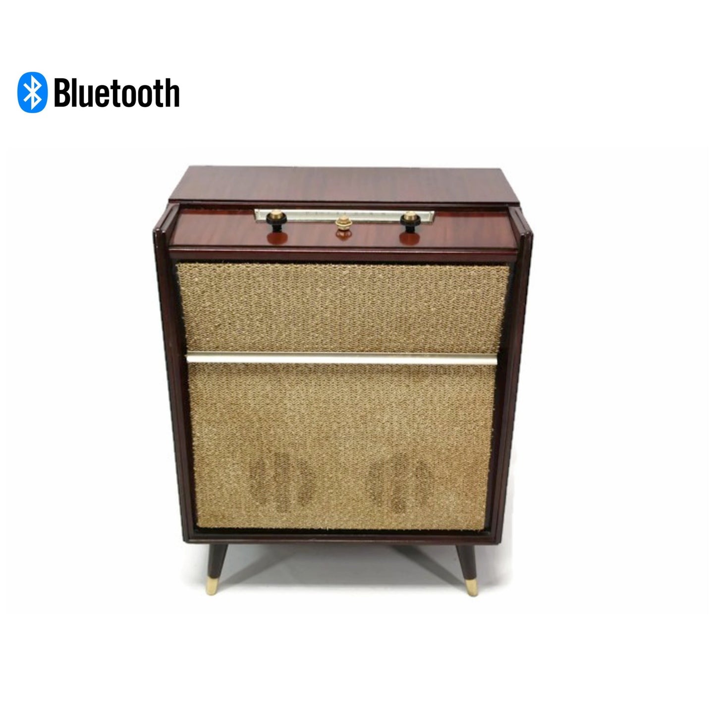 **SOLD OUT** SILVERTONE 50's Mid Century Record Player Changer High Fidelity Console The Vintedge Co.