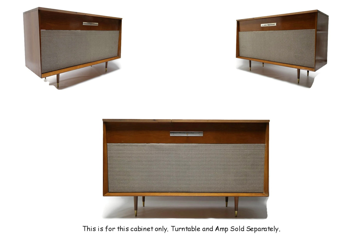 **SOLD OUT** VintedgeCo™ - TURNTABLE READY SERIES™ - Mid Century WEBCOR Vintage Stereo Console Wood Cabinet The Vintedge Co.