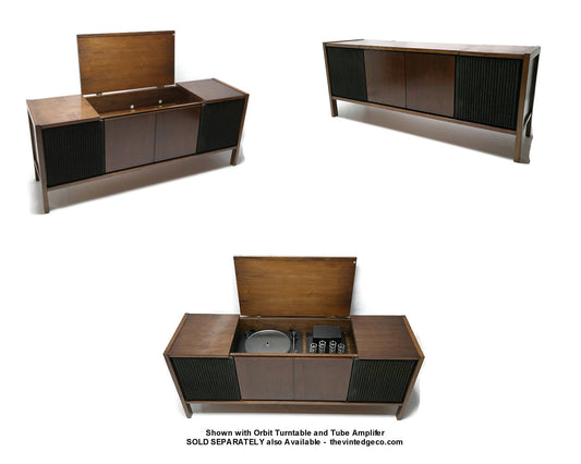 **SOLD OUT** VintedgeCo™ - TURNTABLE READY SERIES™ - Philco Console Cabinet & Speakers - UPGRADE Components AVAILABLE The Vintedge Co.