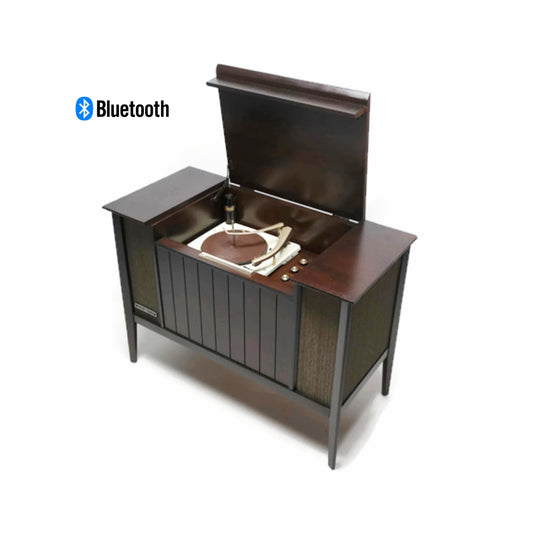 **SOLD OUT** GE Mid Century Vintage Record Player Changer Console The Vintedge Co.