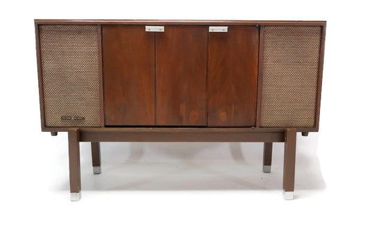 **SOLD OUT** VOICE OF MUSIC 60's Record Player Changer Stereo Console Wall Mount Console Stand Cabinet - Bluetooth The Vintedge Co.