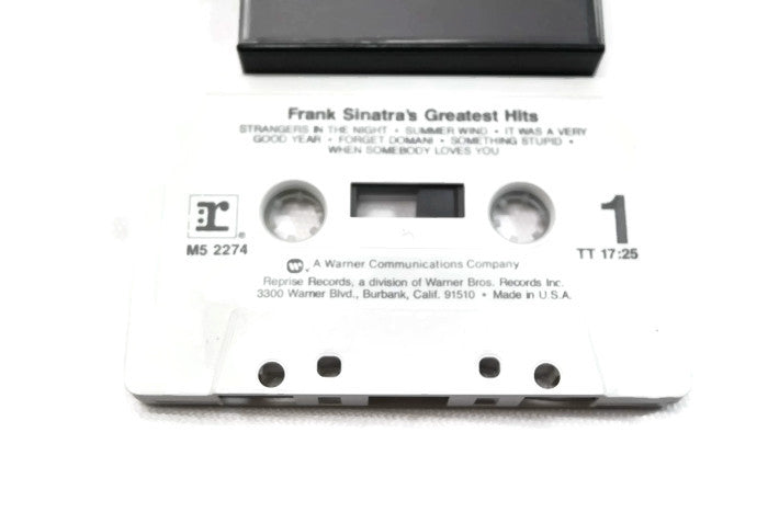 FRANK SINATRA - Vintage Cassette Tape - GREATEST HITS VOL. 1 The Vintedge Co.