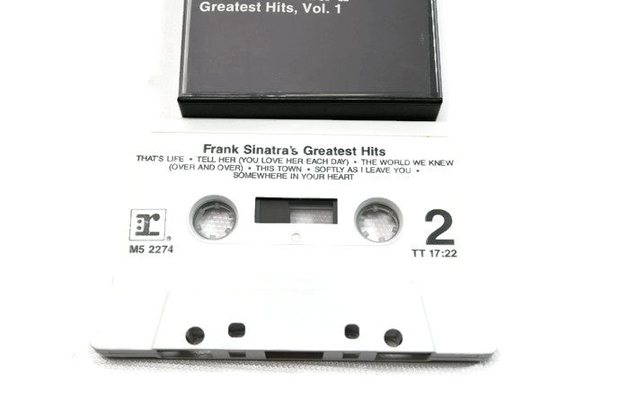 FRANK SINATRA - Vintage Cassette Tape - GREATEST HITS VOL. 1 The Vintedge Co.