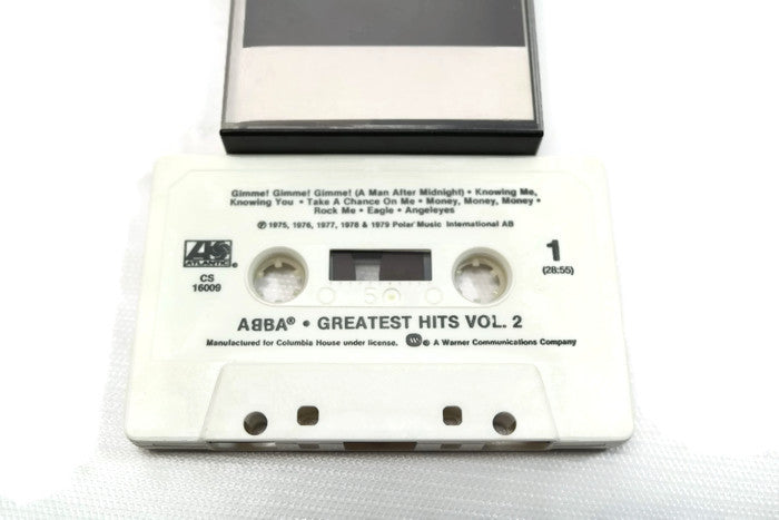 ABBA - Vintage Cassette Tape - GREATEST HITS VOL. 2 The Vintedge Co.