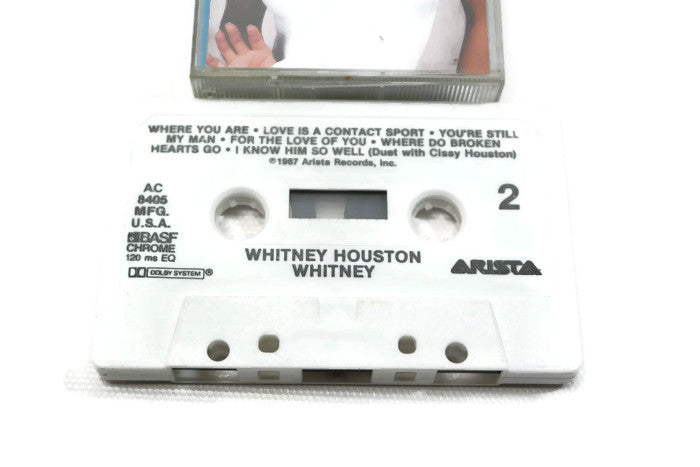 WHITNEY HOUSTON - Vintage Cassette Tape - WHITNEY The Vintedge Co.