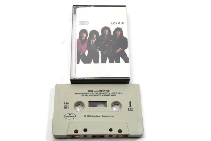 KISS - Vintage Cassette Tape - LICK IT UP The Vintedge Co.