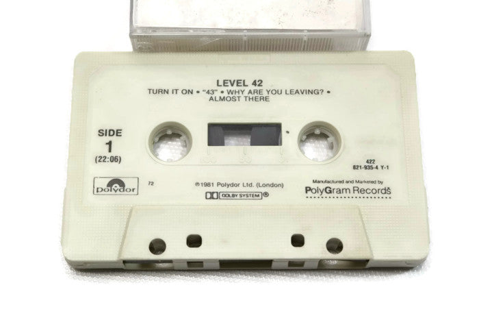 LEVEL 42 - Vintage Cassette Tape - LEVEL 42 The Vintedge Co.
