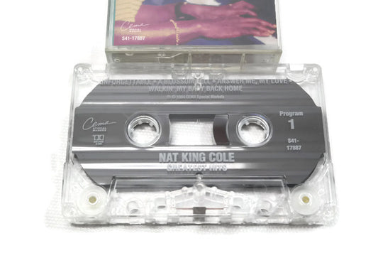 NAT KING COLE - Vintage Cassette Tape - GREATEST HITS The Vintedge Co.