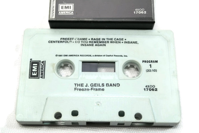 J. GEILS BAND - Vintage Cassette Tape - FREEZE FRAME The Vintedge Co.