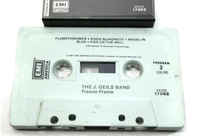 J. GEILS BAND - Vintage Cassette Tape - FREEZE FRAME The Vintedge Co.