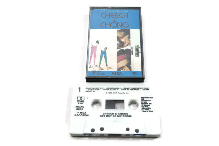 CHEECH & CHONG - Vintage Cassette Tape - GET OUT OF MY ROOM The Vintedge Co.
