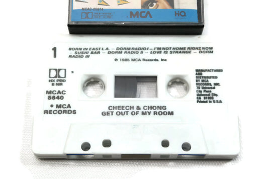 CHEECH & CHONG - Vintage Cassette Tape - GET OUT OF MY ROOM The Vintedge Co.