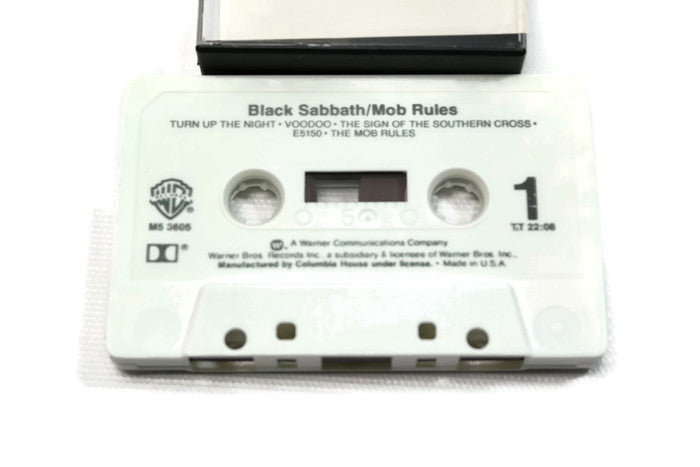 BLACK SABBATH - Vintage Cassette Tape - MOB RULES The Vintedge Co.