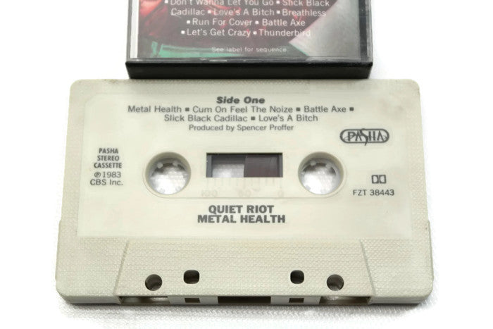 QUIET RIOT - Vintage Cassette Tape - METAL HEALTH The Vintedge Co.