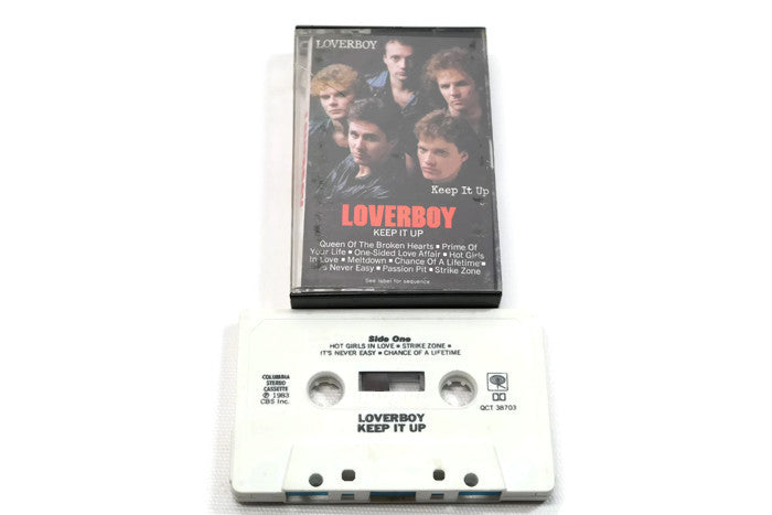 LOVERBOY - Vintage Cassette Tape - KEEP IT UP The Vintedge Co.