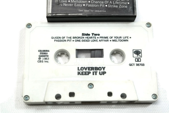 LOVERBOY - Vintage Cassette Tape - KEEP IT UP The Vintedge Co.