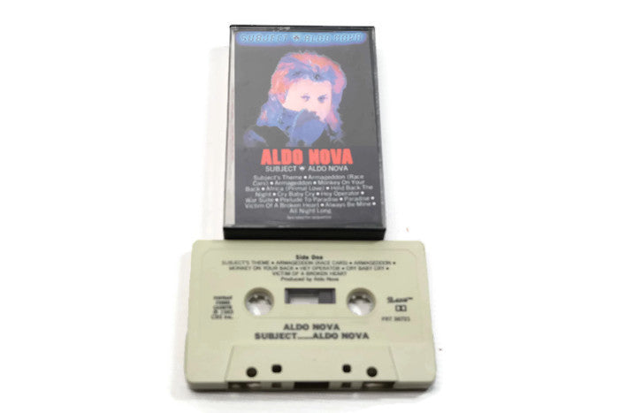 ALDO NOVA - Vintage Cassette Tape - SUBJECT ... ALDO NOVA The Vintedge Co.