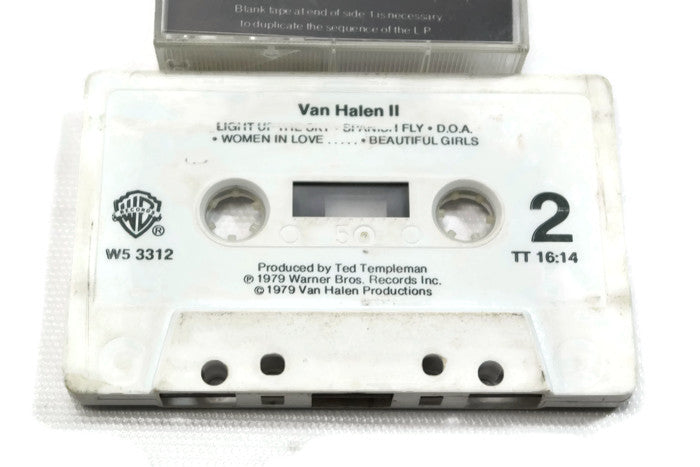 VAN HALEN II - Vintage Cassette Tape - VAN HALEN II The Vintedge Co.