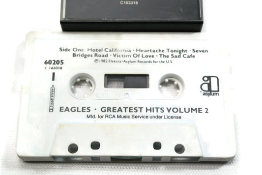 EAGLES - Vintage Cassette Tape - GREATEST HITS VOLUME 2 The Vintedge Co.