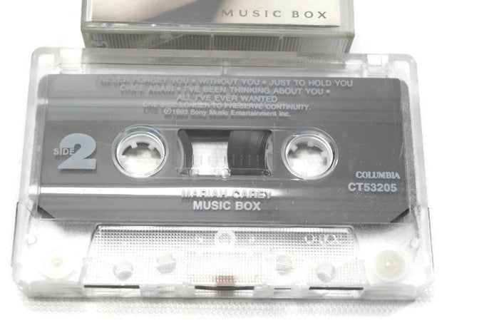 MARIAH CAREY - Vintage Cassette Tape - MUSIC BOX The Vintedge Co.
