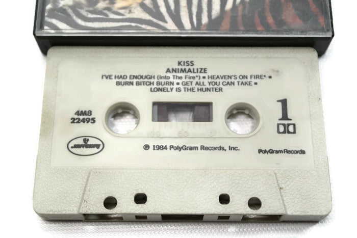 KISS - Vintage Cassette Tape - ANIMALIZE The Vintedge Co.