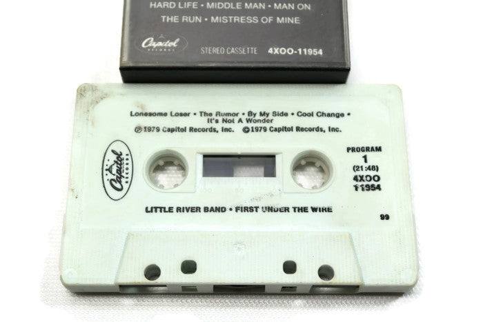 LITTLE RIVER BAND - Vintage Cassette Tape - FIRST UNDER THE WIRE The Vintedge Co.