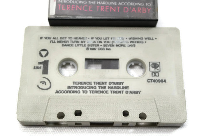 TERENCE TRENT D'ARBY - Vintage Cassette Tape - INTRODUCING THE HARD LINE... The Vintedge Co.