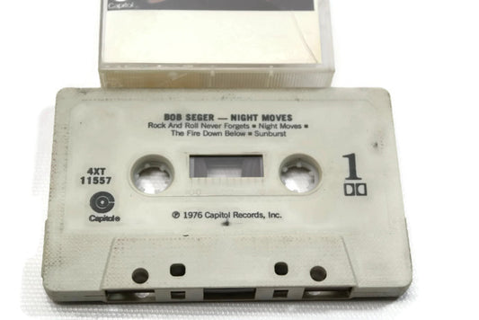 BOB SEGER - Vintage Cassette Tape - NIGHT MOVES The Vintedge Co.