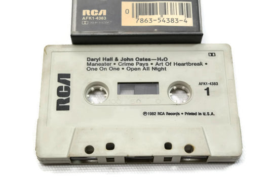 HALL & OATES - Vintage Cassette Tape - H20 The Vintedge Co.