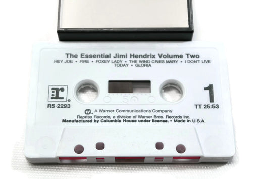 JIMI HENDRIX - Vintage Cassette Tape - THE ESSENTIAL JIMI HENDRIX VOLUME 2 The Vintedge Co.